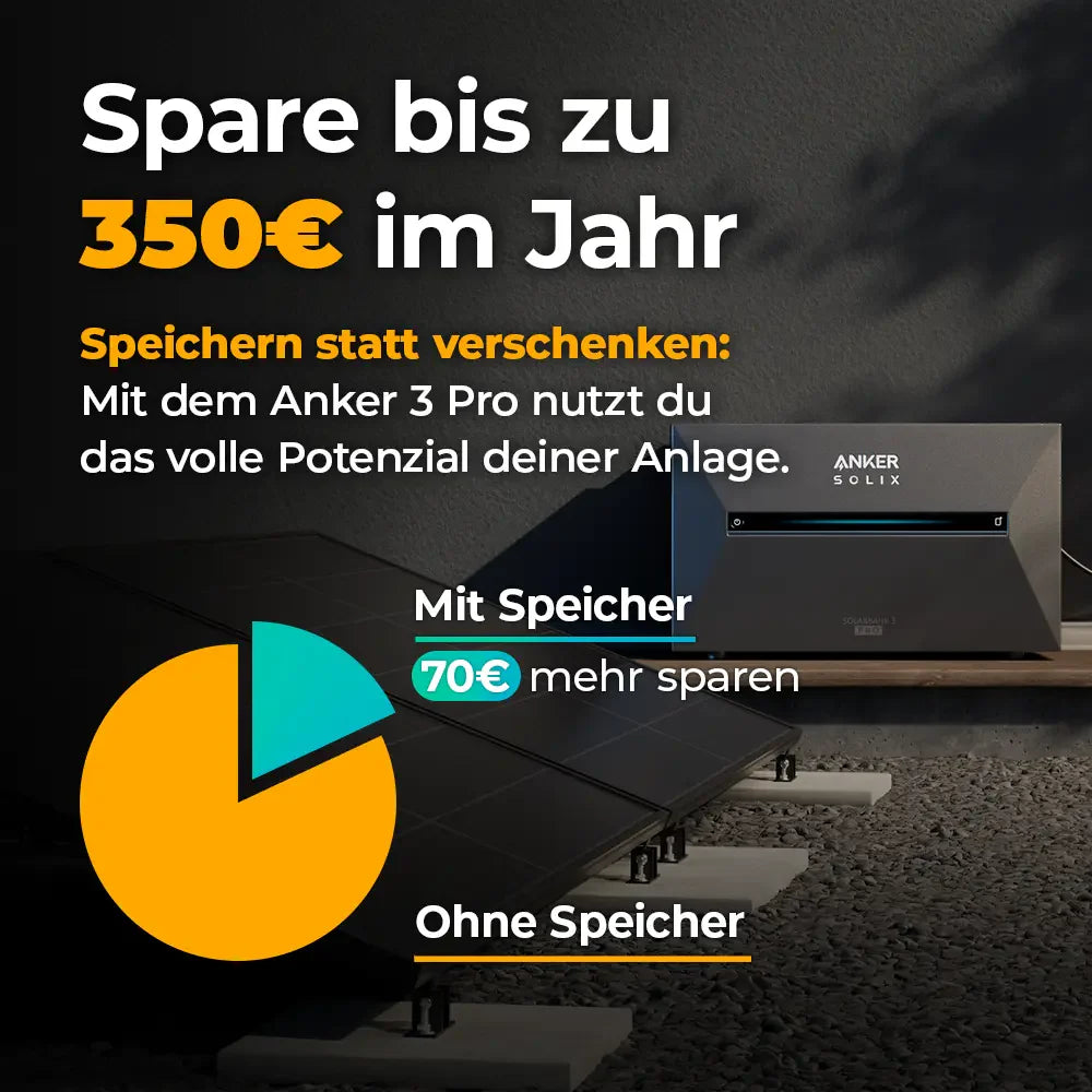 Balkonkraftwerk 1000W/800W - Set