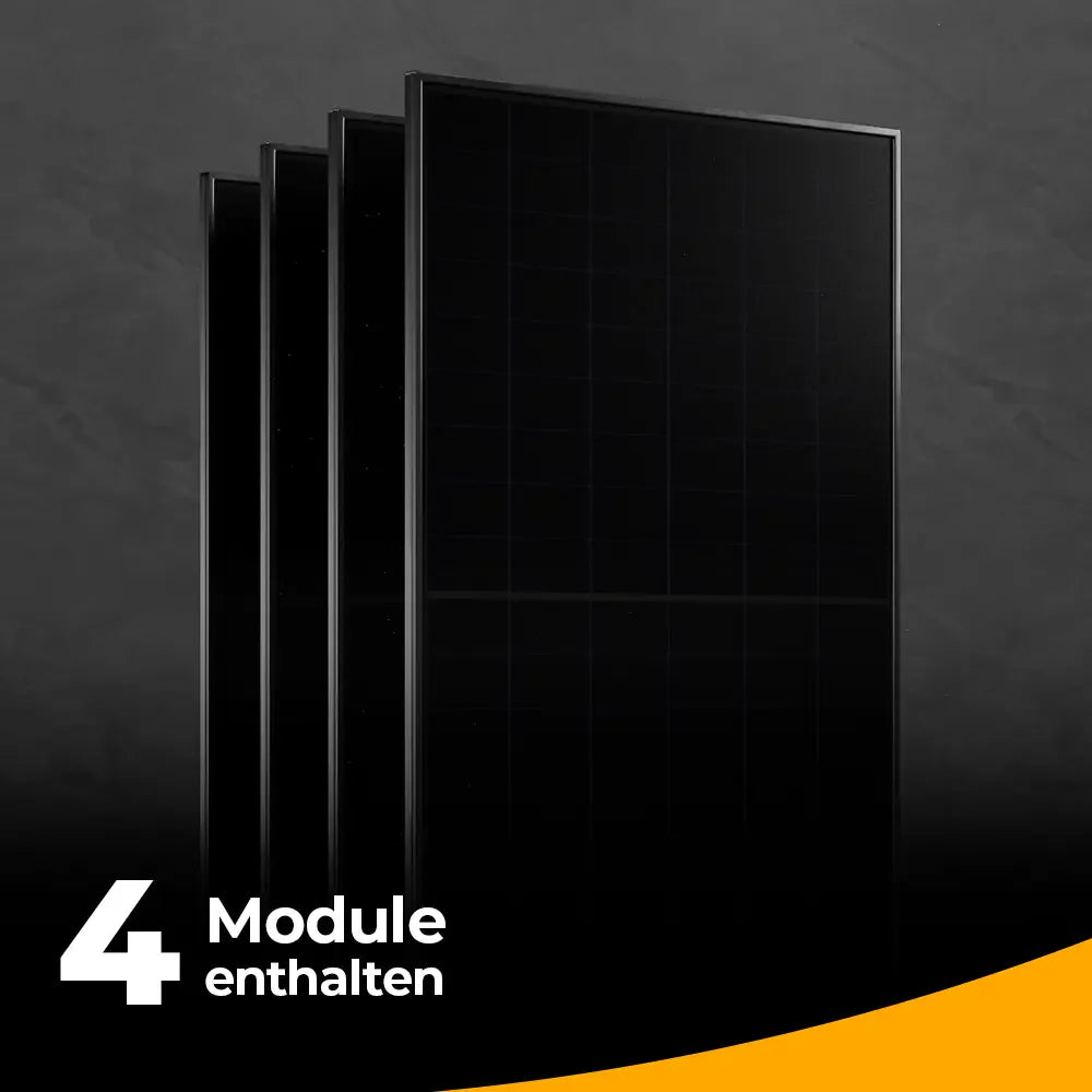 Balkonkraftwerk 2000 Watt – Komplettset Glas-Glas